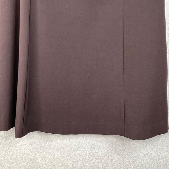 Graff Womens Brown A-Line Skirt Size 8 Vintage Classic Modest - Picture 4 of 11